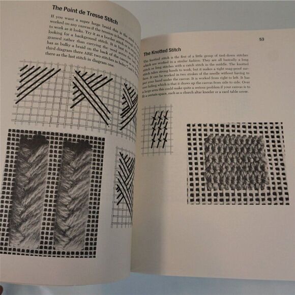 101 Needlepoint Stitches and How to Use Them Hope Hanley Paperback 1986 - Picture 5 of 9